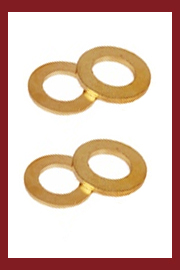 Machined Washers In Brass Stainless Steel Copper